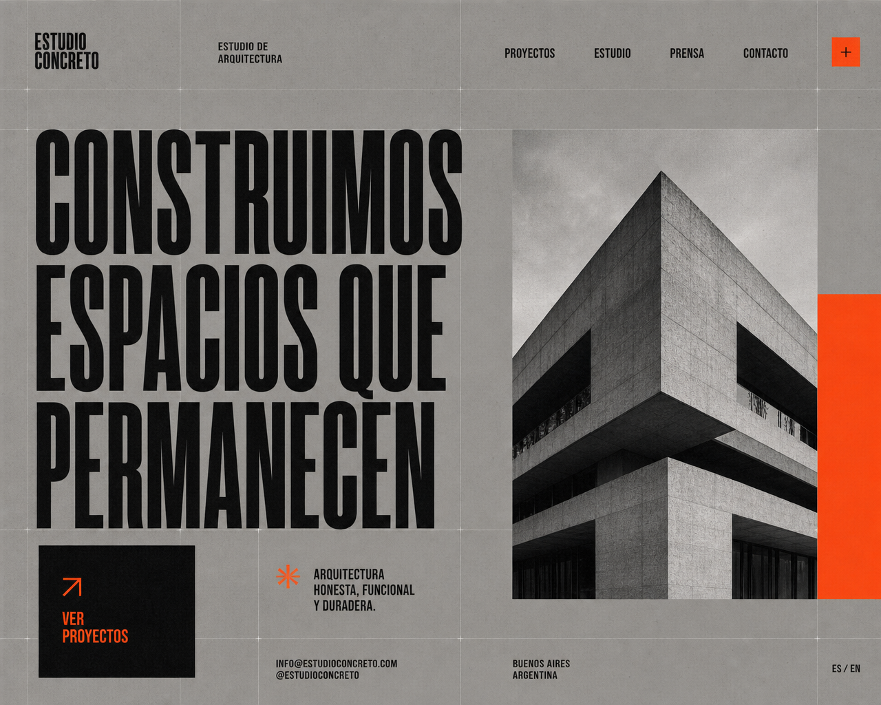 Web para estudio de arquitectura de lujo